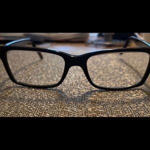 Men’s black Burberry glasses